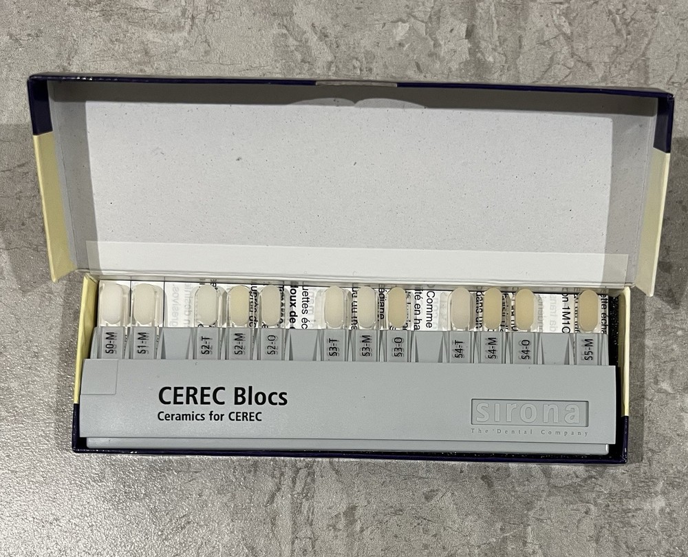 Cerec Sirona Blocs Shade Guide - Complete