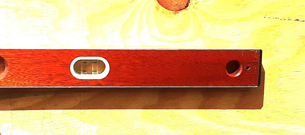 STARRETT MP-72 SIX FOOT MAHOGANY LEVEL