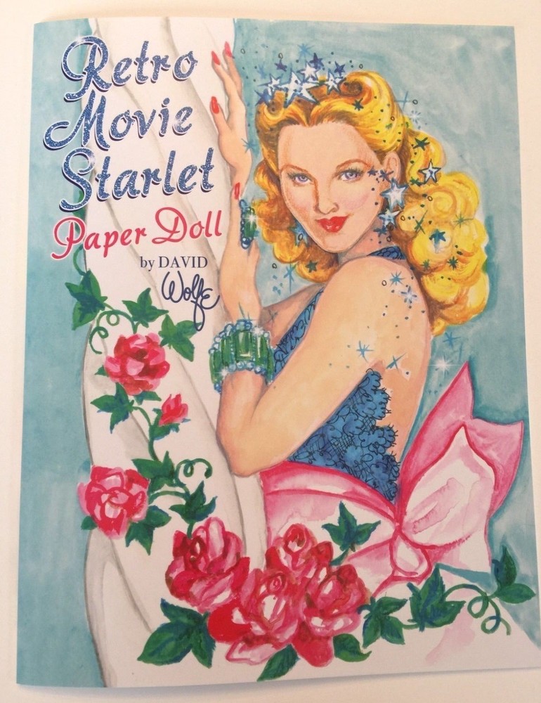 Retro Movie Starlet Paper Dolls - Glamorous 1940s wardrobe-by David Wolfe