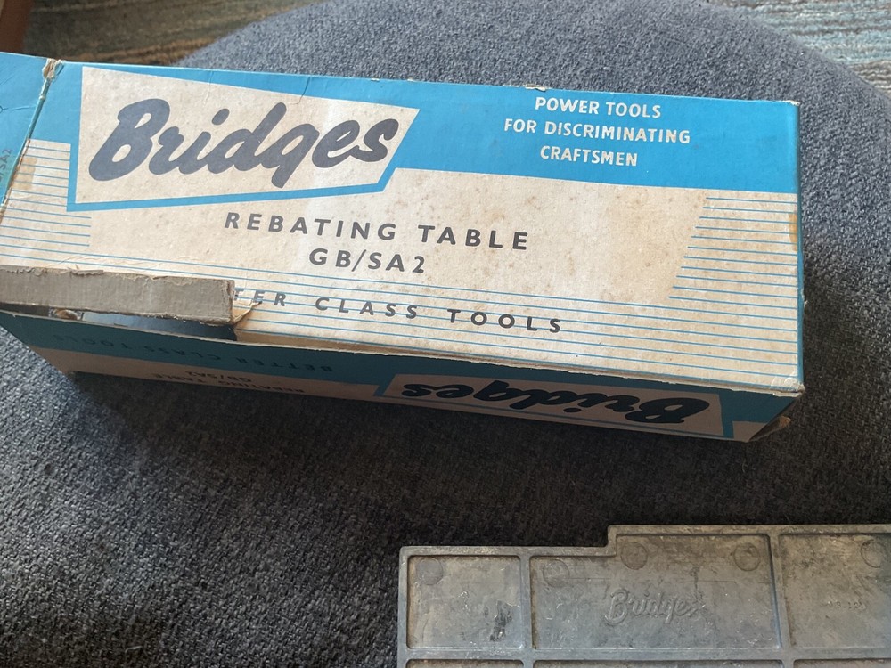 Vintage Stanley Bridges - Rebating Table GB/SA2