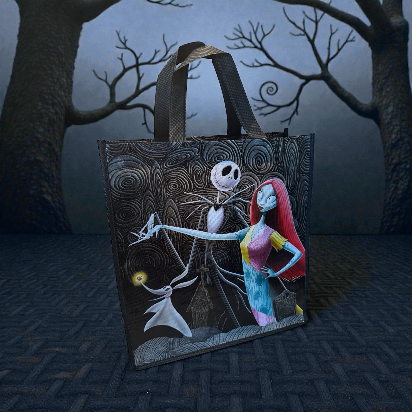 Nightmare Before Christmas Lightweight Two Handle Tote Bag New