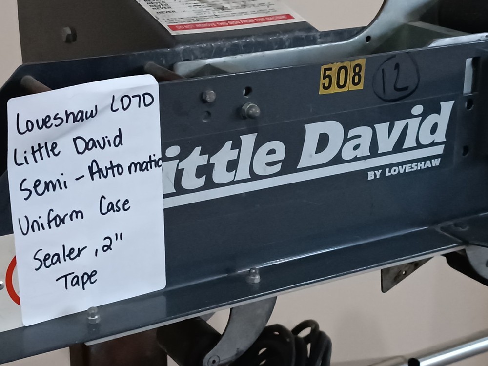 Loveshaw LD7D Little David Semi-Automatic Uniform Case Sealer, 2" Tape