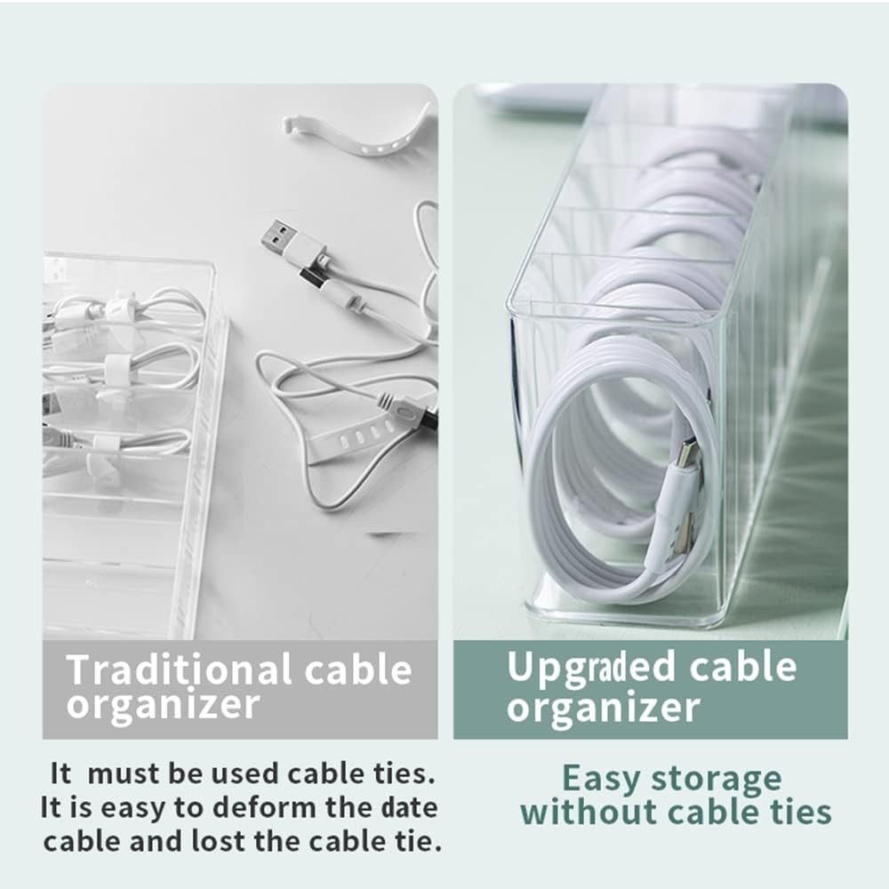 Versatile 2-Pack Cord Storage Organizer – Keep Your Cables Dust-Free