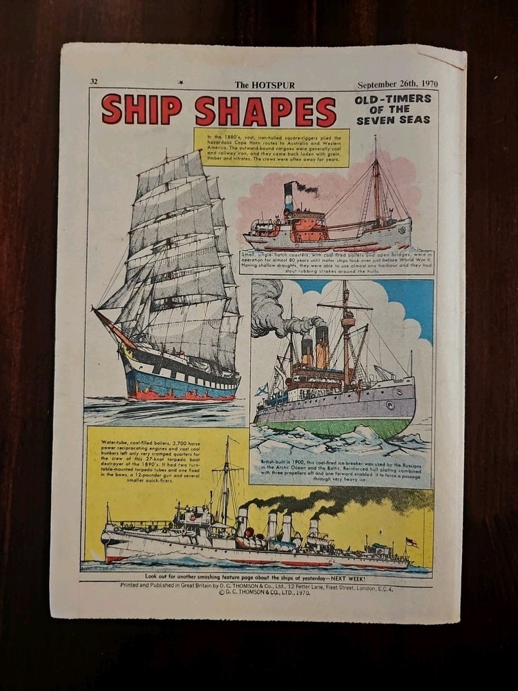The Hotspur Comic - #571 - 26 September 1970