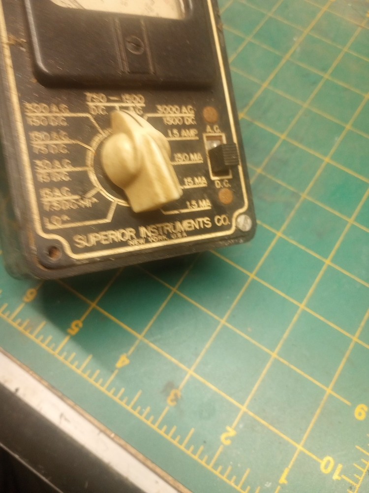 Old Model 770 Meter Superior Instruments