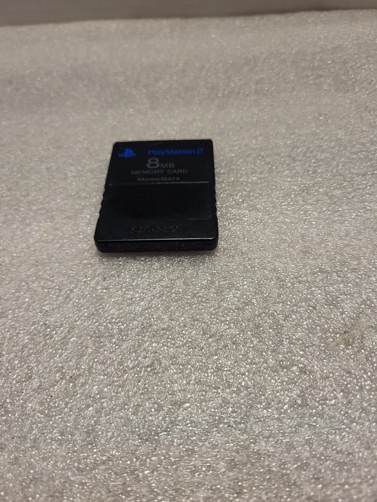 MagicGate 8 MB Memory Card Compatible with PlayStation 2 Ps2 Black Scph-10020