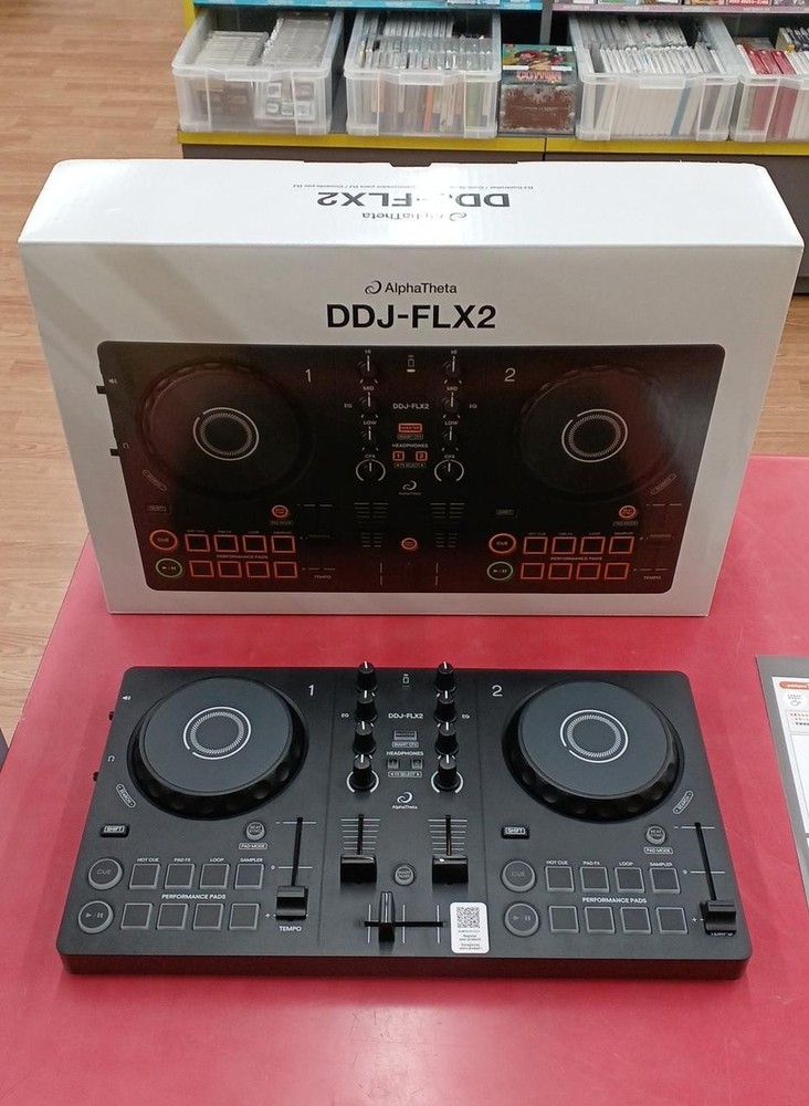 AlphaTheta DDJ-FLX2 2-Deck DJ Controller Smart Fader CFX Blutooth USB-C Portable