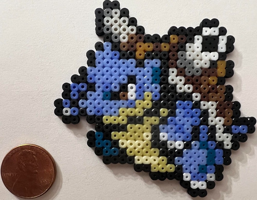 Blastoise Mini Bead Sprite Perler Artkal Pixel Retro Pokemon Shellfish Water