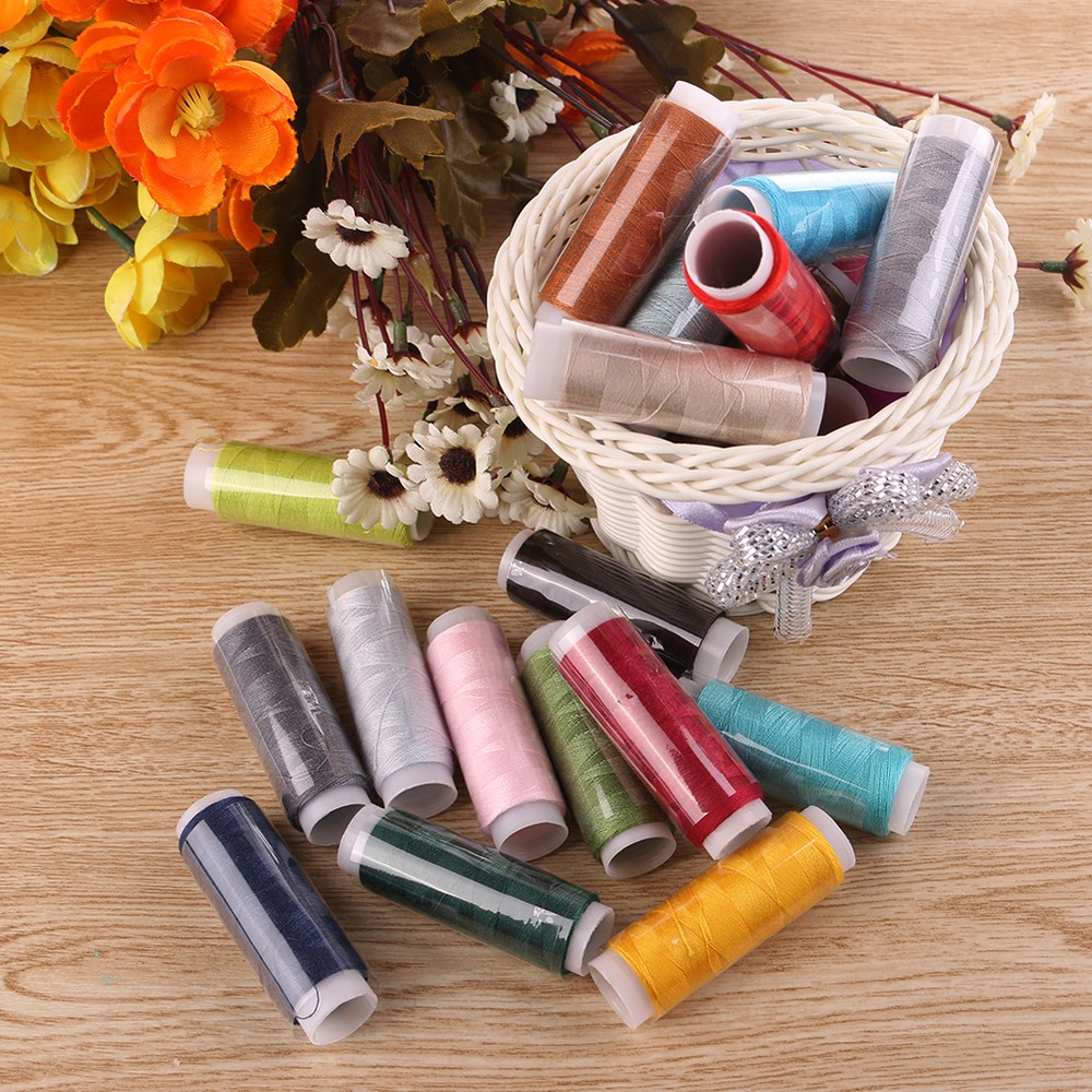 39 Spools Sewing Thread Polyester Assorted Colors 165 yards each Wholesale Lot