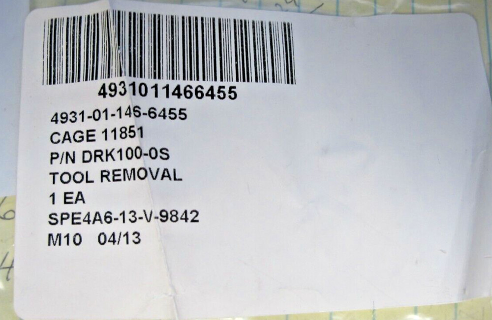 Daniels DRK100-0S PROBE #0 SOCKET [B3BB]