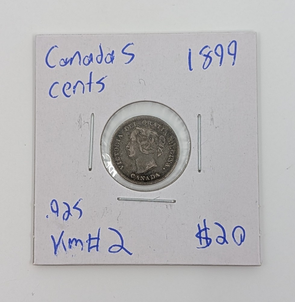 1899- Canada 5 Cents KM#2