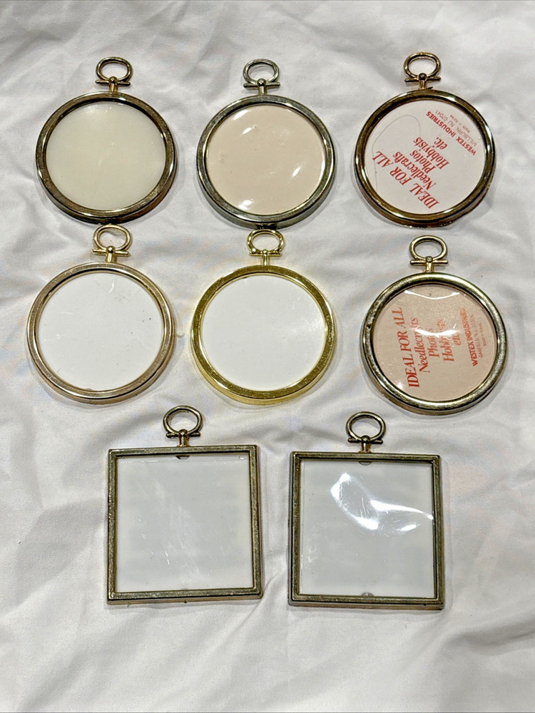 Westex & More Round Square Frames Needle Craft Pictures Decorative