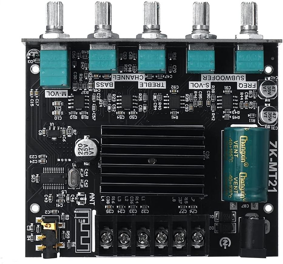 ZK-MT21 Mini Bluetooth Amplifier Module with 200W Output - Compact & Efficient