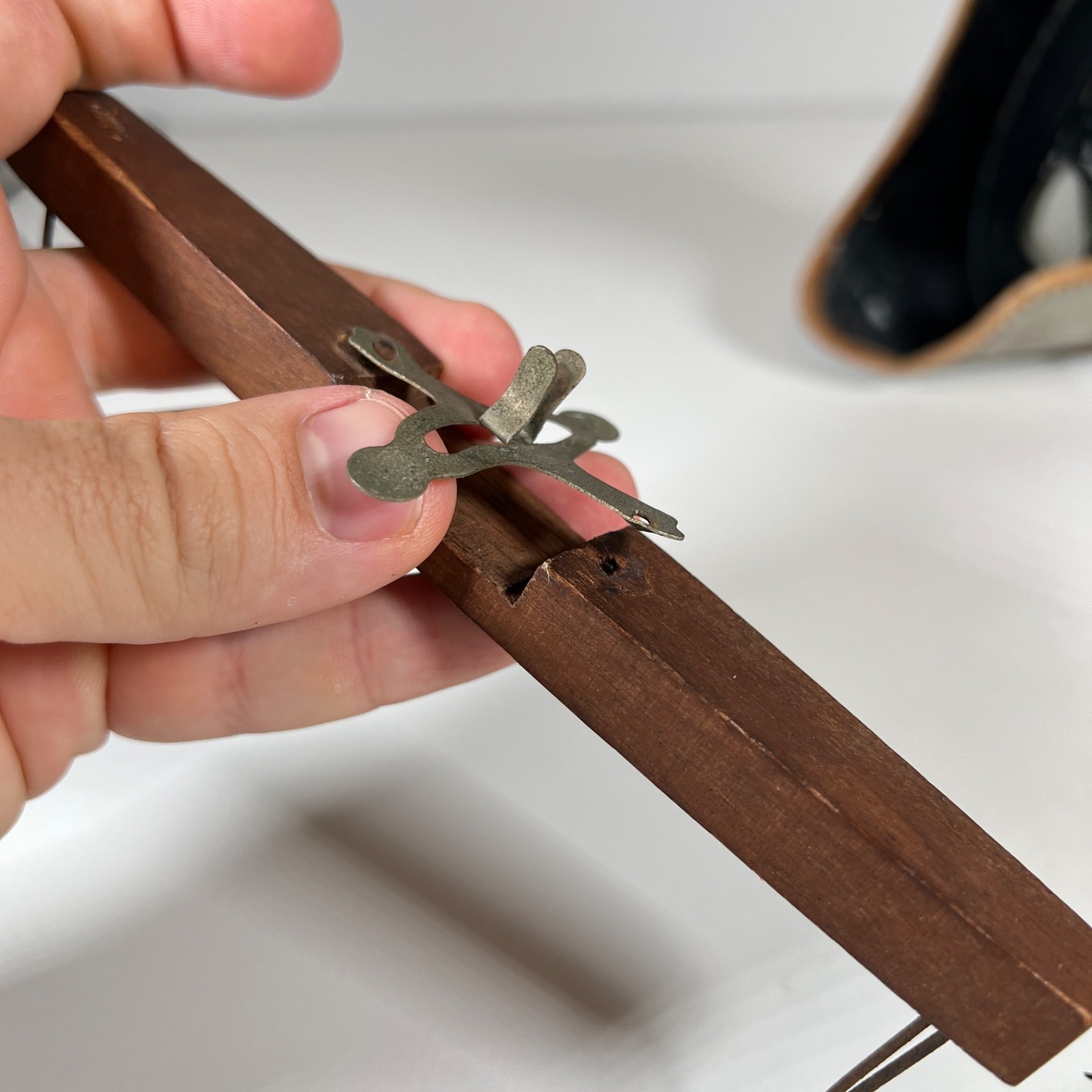 Antique Monarch Stereoscope Viewer Dr Wells Meyrowitz – Card Holder Missing Nail