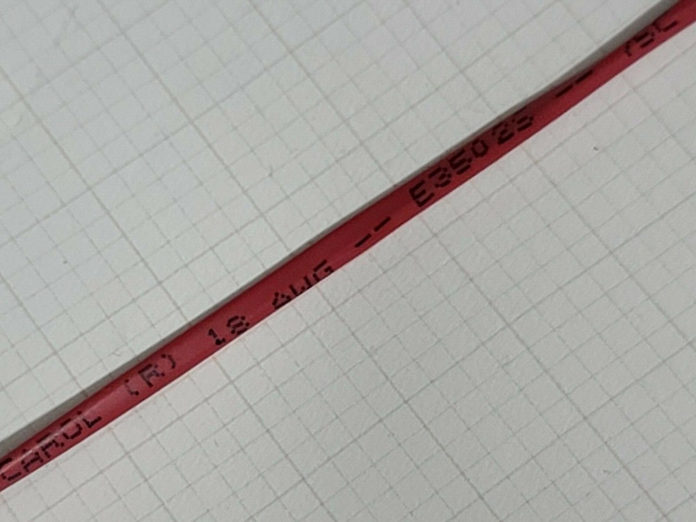 Carol E3502S 18/2C Solid Plenum Fire Alarm Wire Cable FPLP Red /100ft