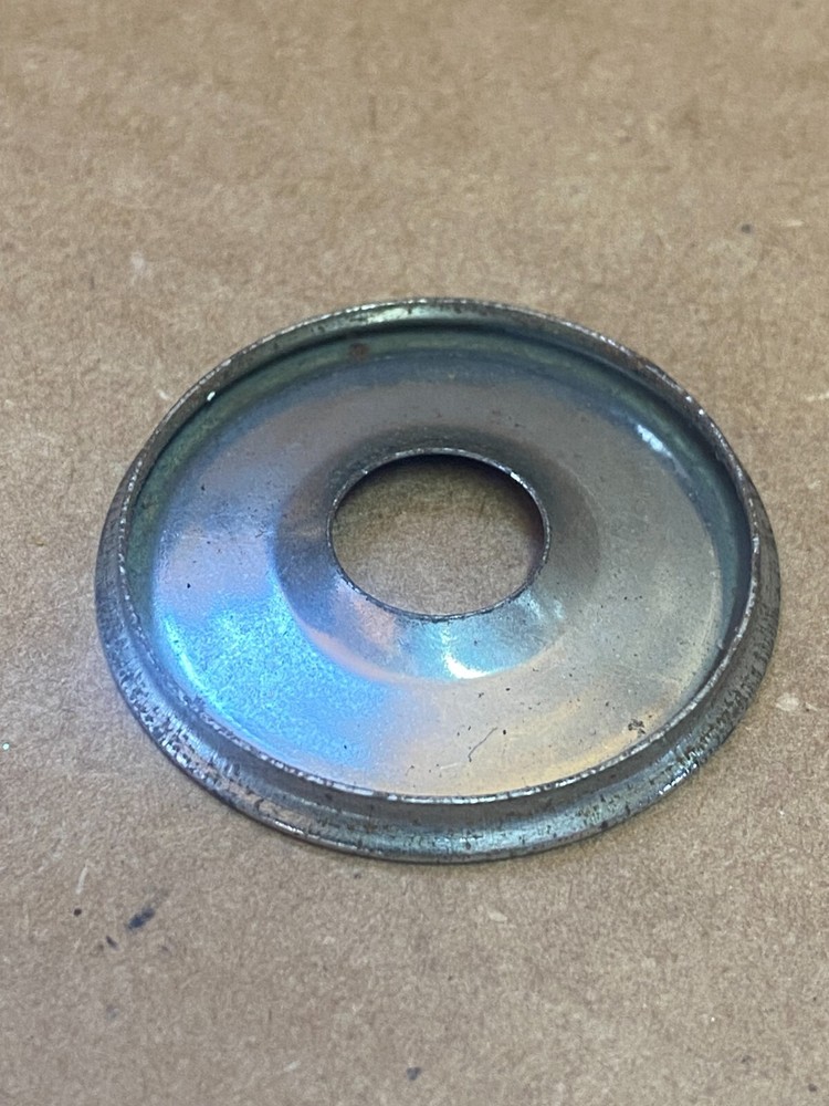 Vtg Silvertone Phonograph Replacement Part ONE CAP ONLY For Needle Cup Chrome