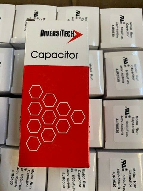 Diversitech 4JR0530 Motor Round Dual Run Capacitor 30 + 5 uf MFD 440 Volt (NEW)