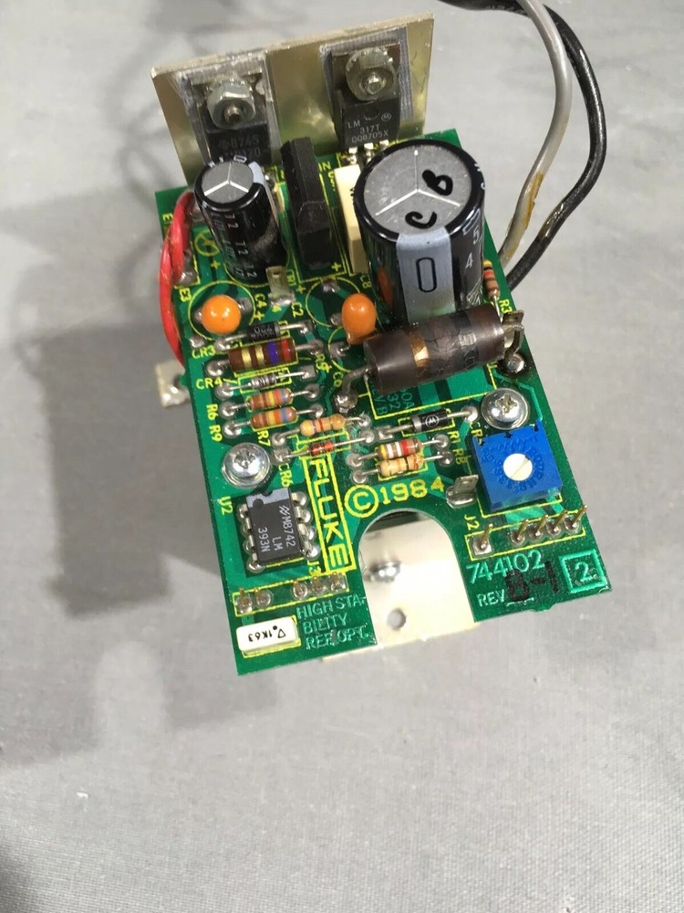 Fluke High Stability Ref. Opt. 744102 Rev B-1 Pcb Board Panel