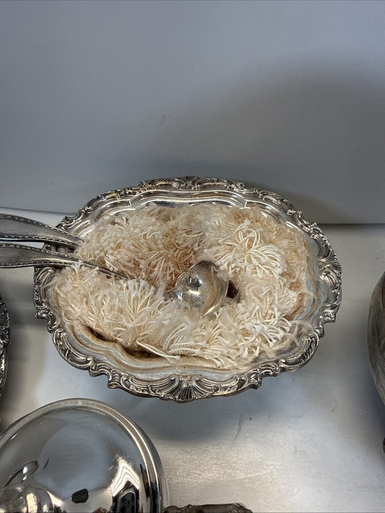 10 Piece Ascot Sheffield Design By Community Silver Plate Pitcher Tea Coffee Set