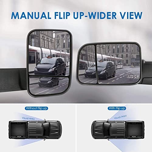 Left Driver Side Power Heated Mirror Compatible with 2009-2018 Ram Left Side