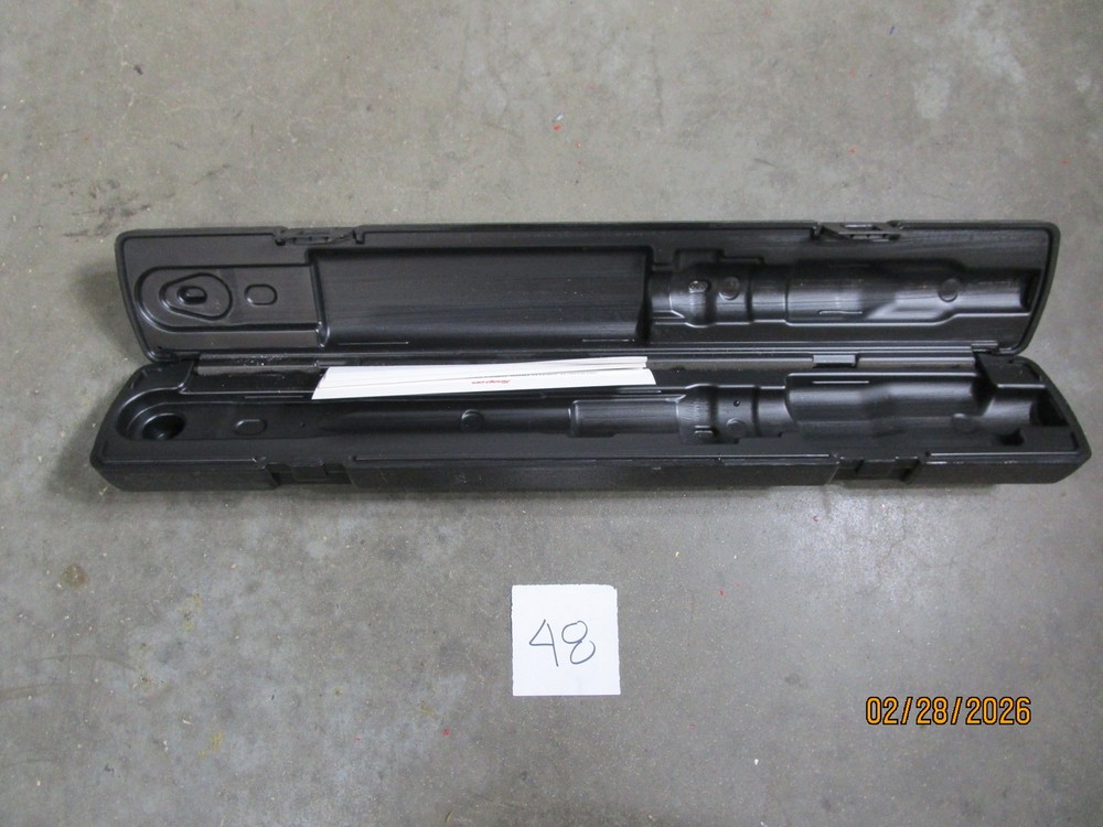 Snap On Tools QD32500 Torque Wrench Storage Case w Instructions CASE ONLY