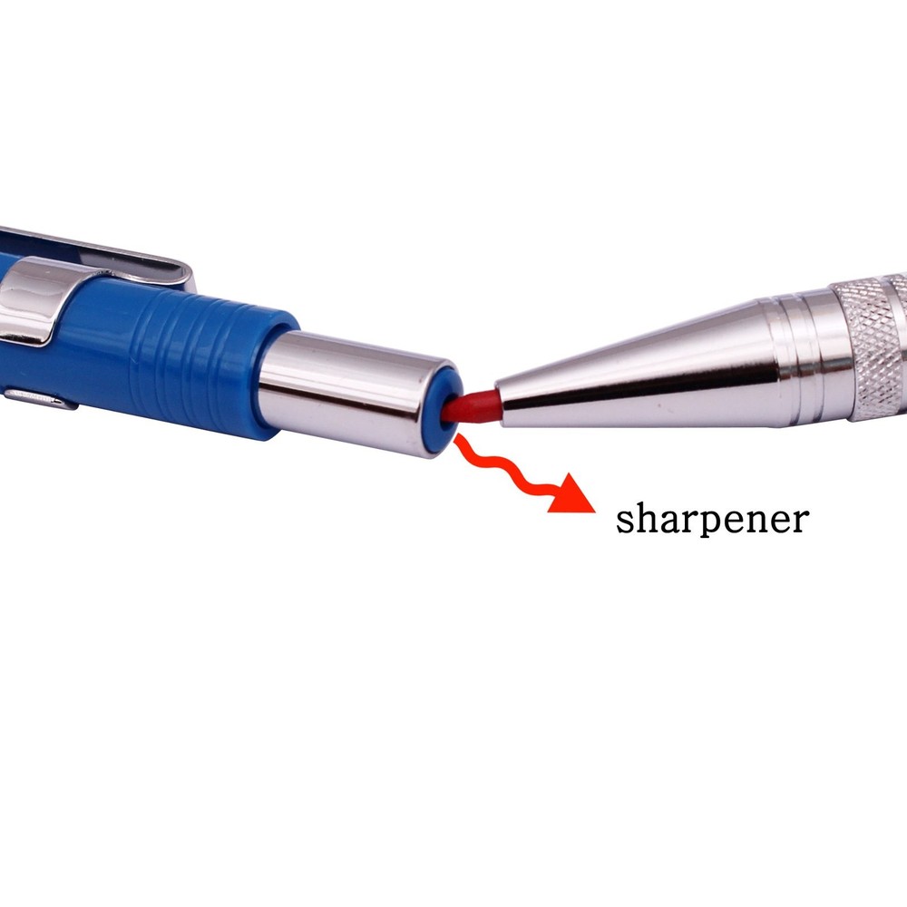 3 PCS Java Pen 2.0 mm Lead Holder Pen Mechanical Pencil for Draft Drawing