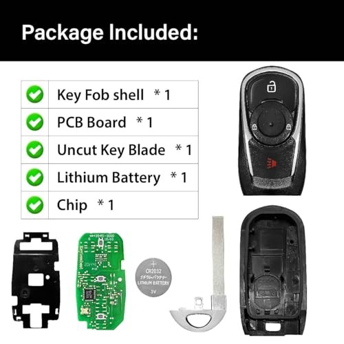 Car Key Fob Remote Keyless Entry Control HYQ4EA 433MHz 3 Button Replacement