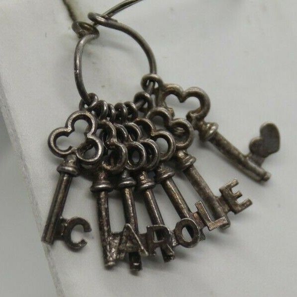 Sterling Silver CAROLE 3 Keys Charm