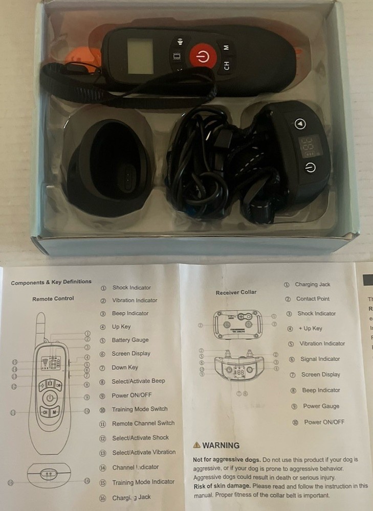 Wireless Dog Fence and Remote Control Collar