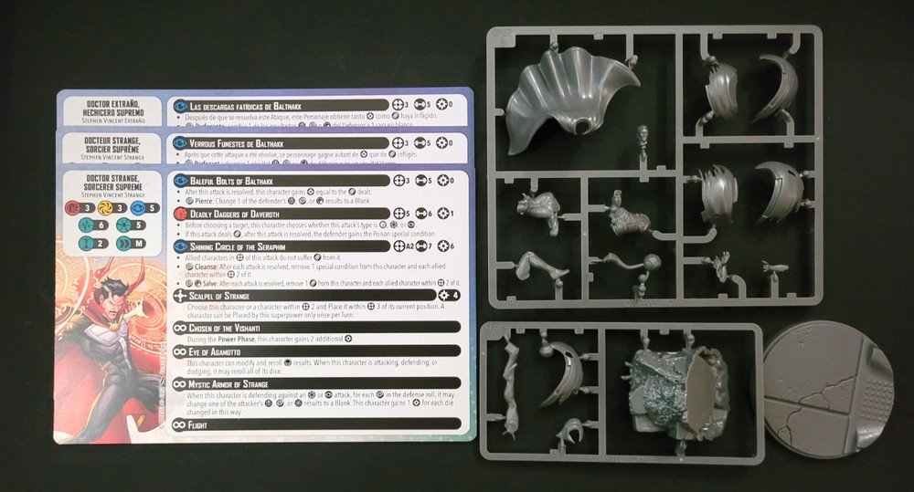 Doctor Strange Sorcerer Supreme, card + base Convocation Marvel Crisis Protocol