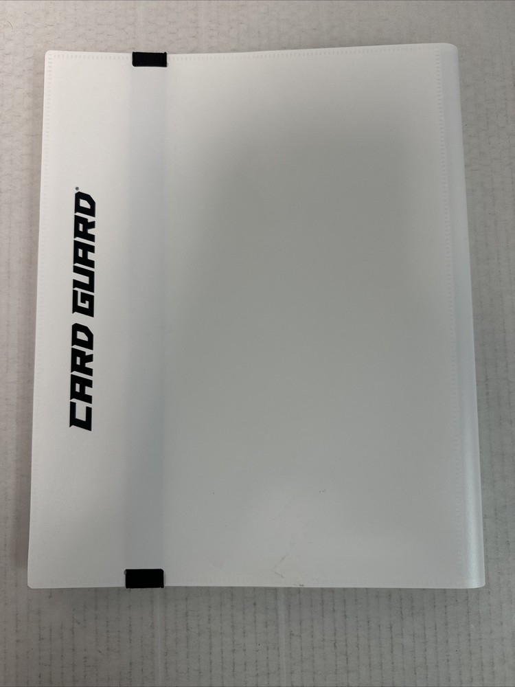 CardGuard Trading Card Folio 9 Pocket Side Loading Binder White