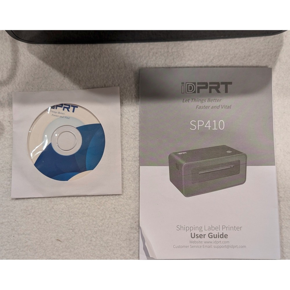 iDPRT SP410 Thermal Label Printer w/ Cords EUC
