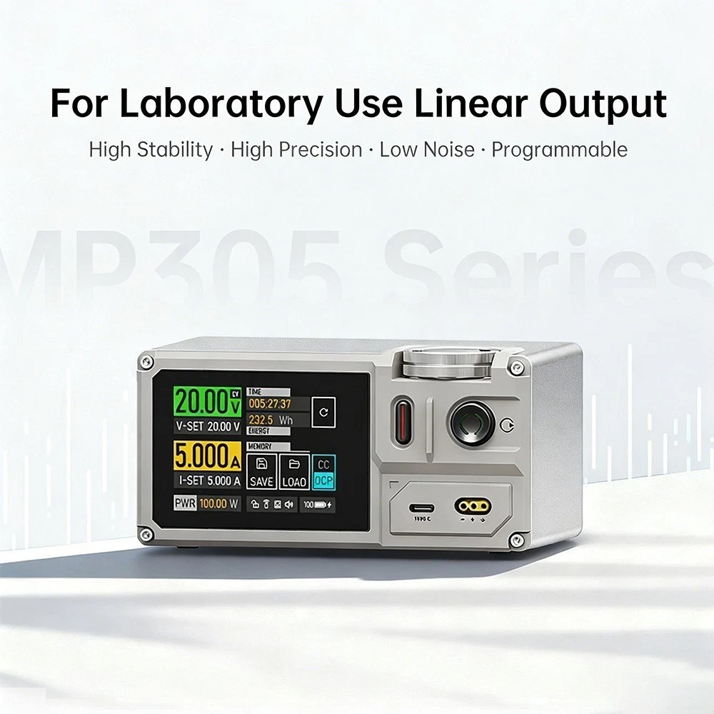 ISDT MP305B Programmable Linear DC Power Supply Low Noise Compact & Portable