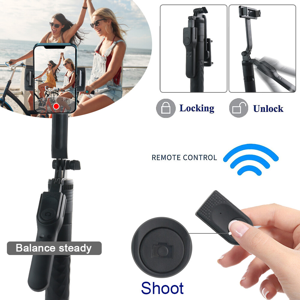 Universal Selfie Stick Tripod Stand Bluetooth Remote 68" for Cell Phone Camera