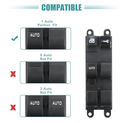 Front Left Driver Side Power Window Switch Window Control Switch Fit for