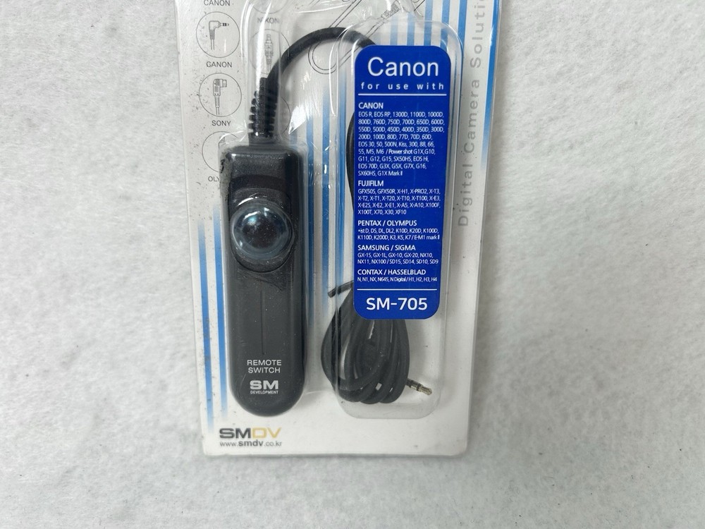 SMDV SM-705 Canon Transceiver Wired Remote Control Cable Trigger Shutter Release