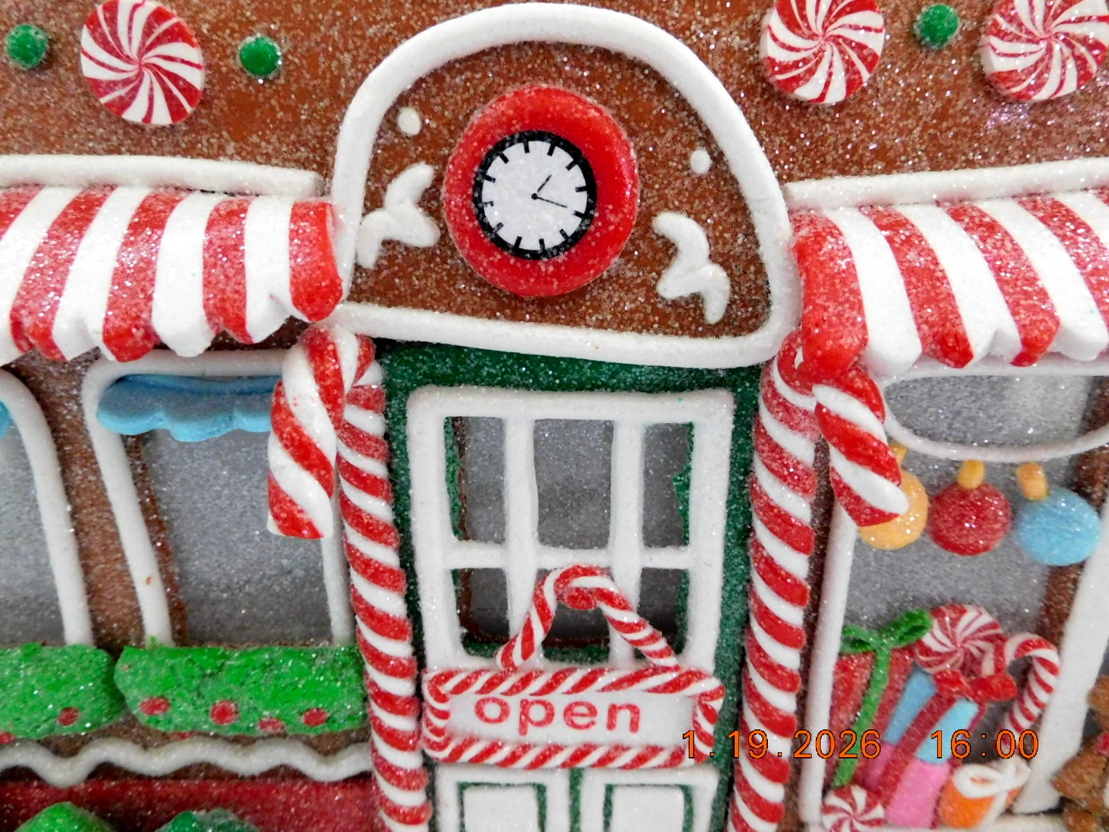 New 2025 Trimsetter Gingerbread House Light Up LED "Goodies Cafe" 10"T x 11"L