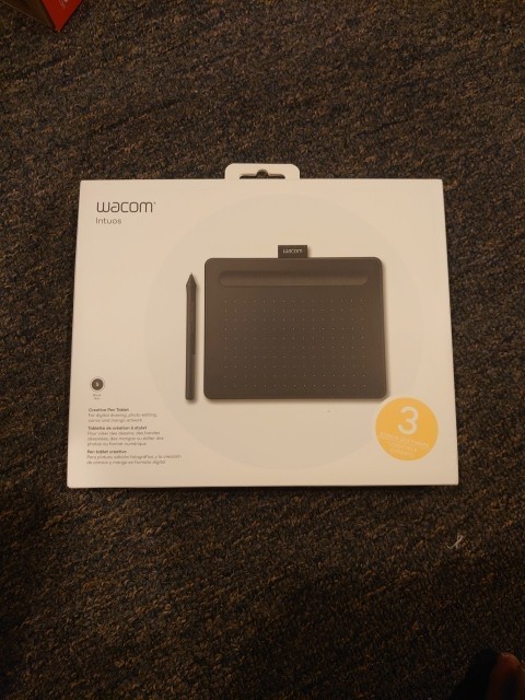 UNOPENED Wacom Intuos CTL-4100 Small Drawing Tablet - Black
