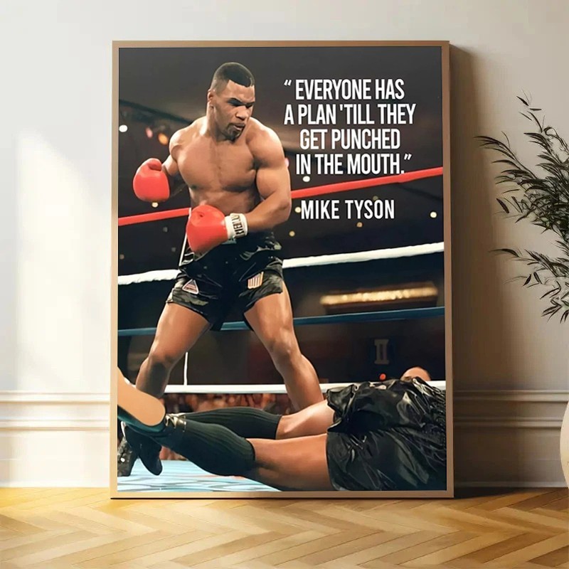 Everyone Has Plan Motivational Mike Tyson Poster