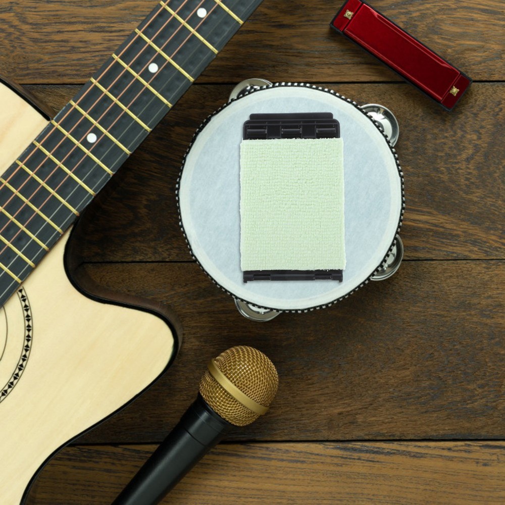 Electric Guitar Strings Cleaner Tool with High Quality Fabric for Maintenance