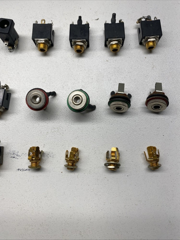 Fender Input Jack Mono(8PC)+(21) others..B19-1