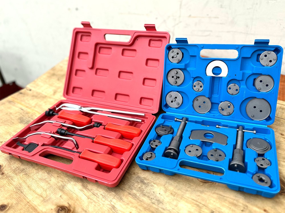 30pc Drum Brake & Caliper Wind Back Compression Tools Pad Repair Adjust Reset