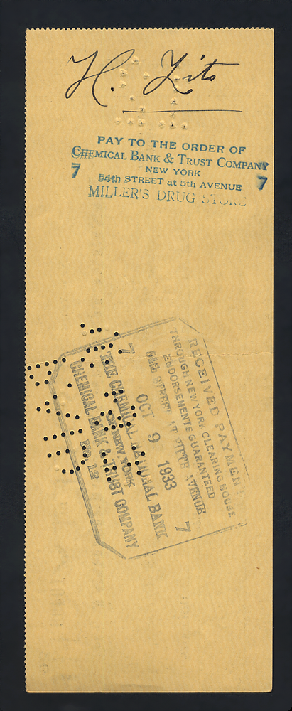 PATRICK McGEEHAN JACK HALEY RUDY VALLEE 1943 RADIO SHOW SCRIPT w SIGNED CHECK