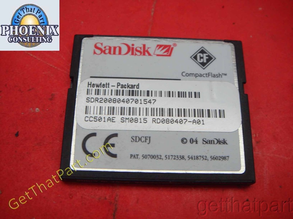 HP CLJ CM4730 128m Compact Flash CF Memory CC501AE