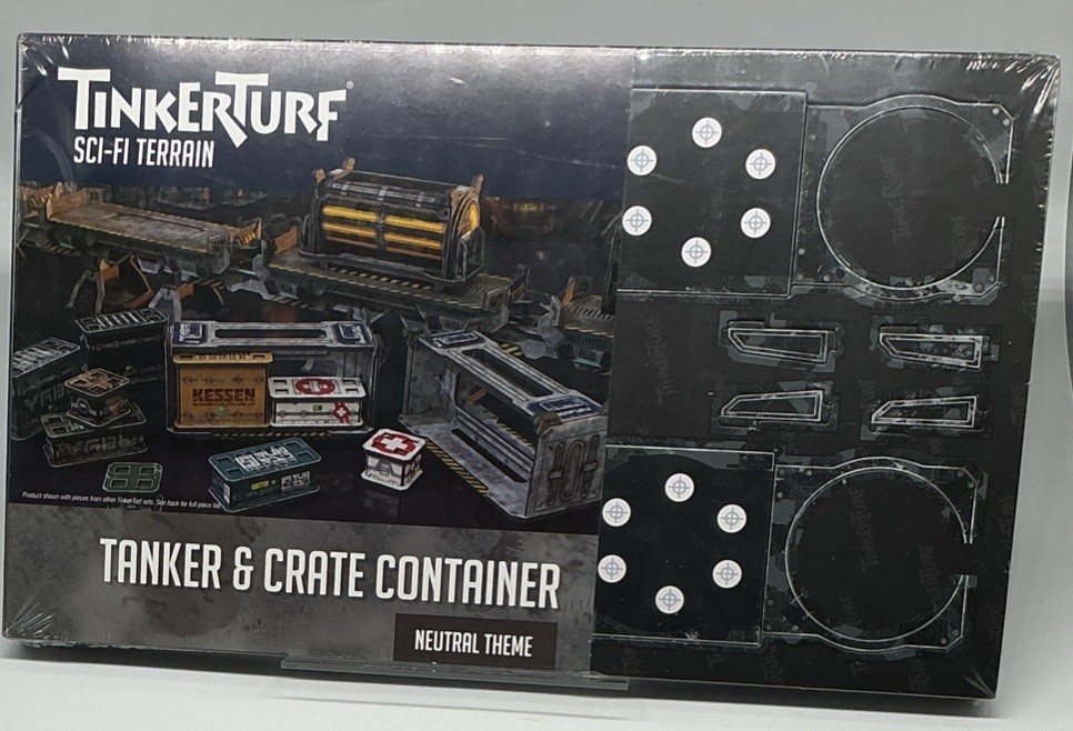 Tanker & Crate Container Neutral Theme Sci-Fi Terrain TinkerTurf