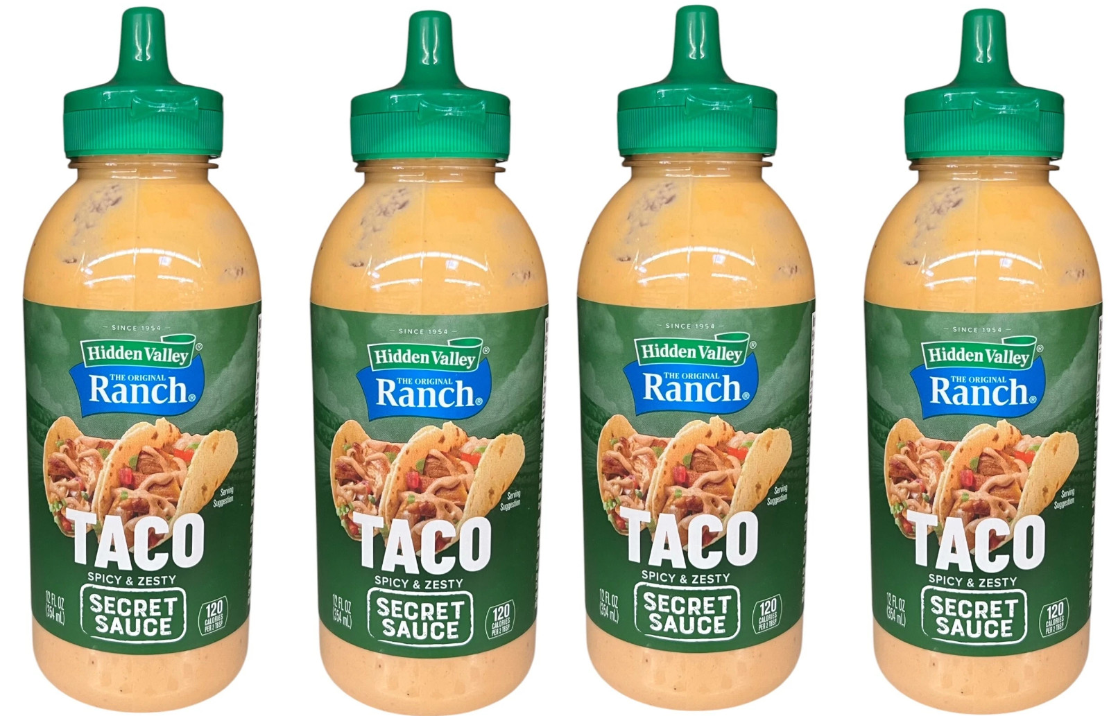 Set of 4 - Hidden Valley Ranch Taco Secret Sauce Spicy 12oz | Best Buy 1/2026
