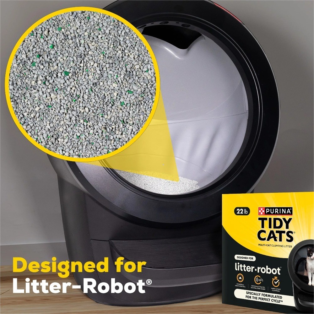 Clumping Cat Litter for Automatic Self-Cleaning Litter Box Odor Control Low Dust