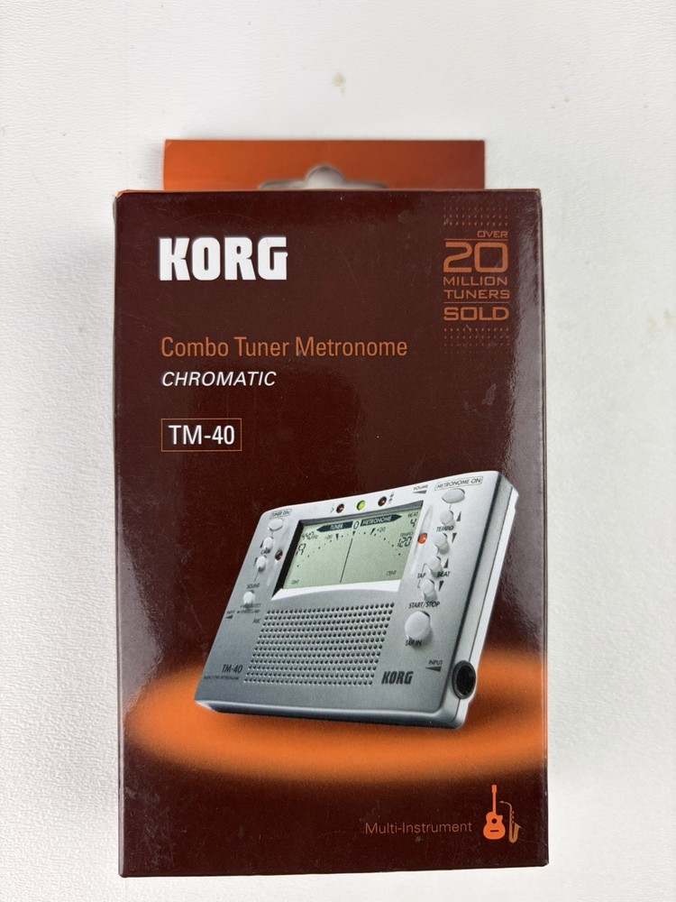 Korg TM-40 Combo Digital Tuner Metronome Chromatic