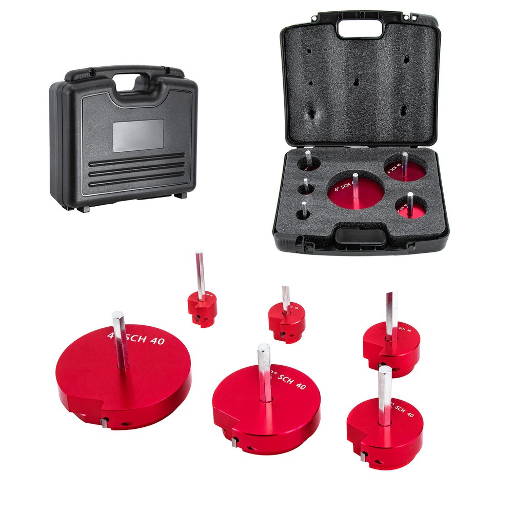 6pcs High Precision Pipe Fitting Reamer Kits for 1/2" Drills Pipe Reamer Tools