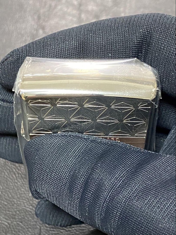 Zippo Asanoha Pink Gold Silver Etching Double Sided Processing Lighter Regular